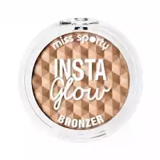 Miss Sporty Insta Glow Bronzer bronzer do twarzy 001 Sunkissed Blonde 5g Zdrowie i uroda Kosmetyki i akcesoria Makijaż i demakijaż Pudry i róże