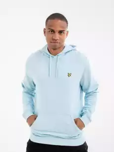 Bluza Z Kapturem Lyle Scott Pullover Jasna Niebieska Odzież obuwie dodatki Odzież męska Bluzy męskie