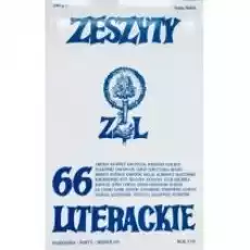 Zeszyty literackie 66 21999 Książki Czasopisma