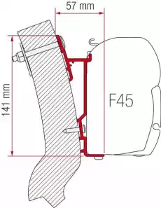 ADAPTER DO MARKIZY FIAMMA F45F70 WINGAMM OASI 300CM Książki Poradniki Dom i ogród