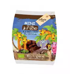 Bio Anna BIO ciastka z czekoladą Mini Jungle 100g Artykuły Spożywcze Zdrowa żywność