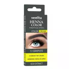 Venita Henna Color Cream henna do brwi i rzęs w kremie 11 Grafit 30g Zdrowie i uroda Kosmetyki i akcesoria Makijaż i demakijaż Makijaż oczu