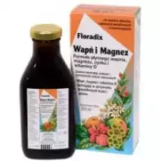 Floradix ZiołoPiast Wapń i Magnez Suplement diety 250 ml Zdrowie i uroda Zdrowie Witaminy minerały suplementy diety