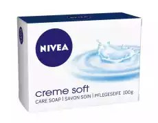 Nivea Creme Soft mydło w kostce 100g Zdrowie i uroda Kosmetyki i akcesoria Pielęgnacja dłoni