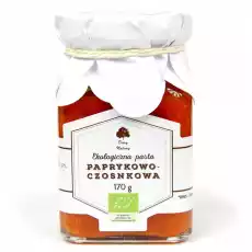 Pasta Paprykowo Czosnkowa Bio 170 g Dary Natury Artykuły Spożywcze