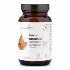 Aura Herbals Reishi zarodniki 800 mg witamina C kapsułki 60 szt Sport i rekreacja Odżywki i suplementy