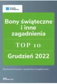 Bony świąteczne i inne zagadnienia TOP 10 Grudzień 2022 Książki Ebooki