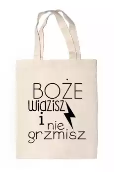 shopper boże widzisz i nie grzmisz Odzież obuwie dodatki Galanteria i dodatki Torby na zakupy