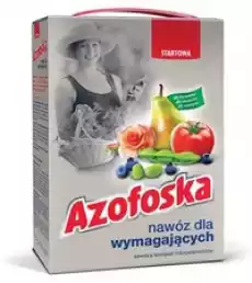 Azofoska Premium Startowa granulowana 3kg karton Dom i ogród Ogród Nawozy do roślin i kwiatów