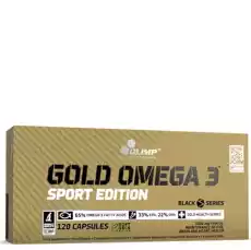 OLIMP GOLD OMEGA 3 SPORT EDITION 120 KAPS Zdrowie i uroda Zdrowie Witaminy minerały suplementy diety