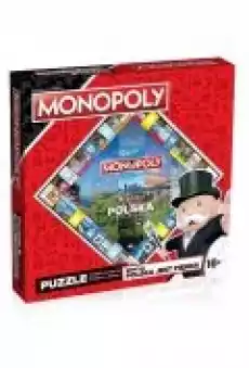 Puzzle 1000 el Monopoly Board Polska jest piękna Dla dziecka Zabawki Puzzle