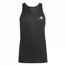 Tank top męski adidas OWN THE RUN czarny HM8437 Odzież obuwie dodatki Koszulki