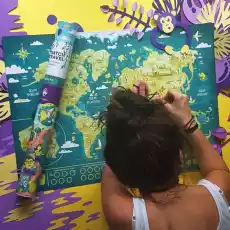 Familijna Mapa Zdrapka Świat Mapito Prezenty Pozostałe