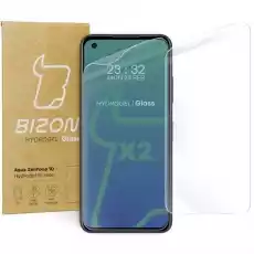 Folia hydrożelowa na ekran Bizon Glass Hydrogel do Asus Zenfone 10 2 sztuki Telefony i akcesoria Akcesoria telefoniczne Folie ochronne