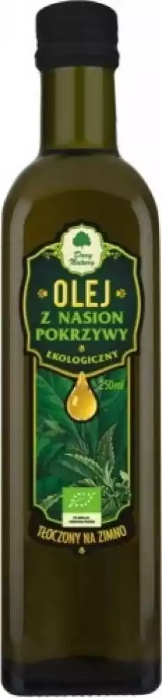 OLEJ Z NASION POKRZYWY BIO 250 ml DARY NATURY Artykuły Spożywcze Oleje i oliwy