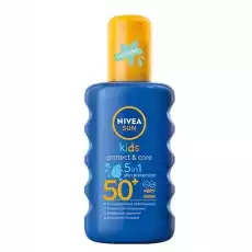 Nivea Sun Kids Protect Care nawilżający spray ochronny na słońce dla dzieci SPF50 200ml Zdrowie i uroda Kosmetyki i akcesoria Pielęgnacja ciała