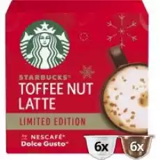 Starbucks Nescafe Dolce Gusto Toffee Nut Latte 128 g Artykuły Spożywcze Kawa