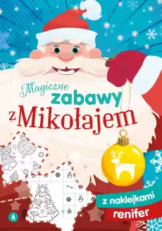 Renifer Magiczne zabawy z Mikołajem Książki Kartki okolicznościowe