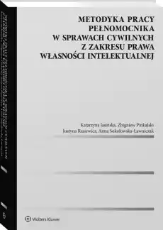 Metodyka pracy pełnomocnika w sprawach cywilnych z zakresu prawa własności intelektualnej Książki Prawo akty prawne