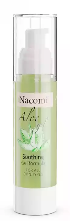 Nacomi serum żelowe do twarzy aloes 50ml Zdrowie i uroda Kosmetyki i akcesoria Pielęgnacja twarzy Serum do twarzy