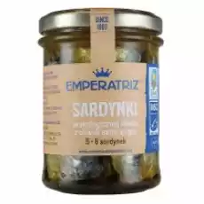 Emperatriz Sardynki europejskie w oliwie z oliwek extra virgin 190 g Bio Artykuły Spożywcze Ryby