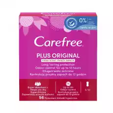 Carefree Plus Original wkładki higieniczne Fresh Scent 56szt Zdrowie i uroda Kosmetyki i akcesoria Pielęgnacja ciała Higiena intymna Środki higieniczne