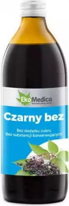 Czarny bez sok 500ml EkaMedica Artykuły Spożywcze Napoje