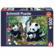 Puzzle 500 el Rodzina pand G3 Dla dziecka Zabawki Puzzle