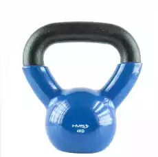 Hantla winylowa żeliwna kettlebell 12 kg HMS Sport i rekreacja Siłownia i fitness Obciążenia