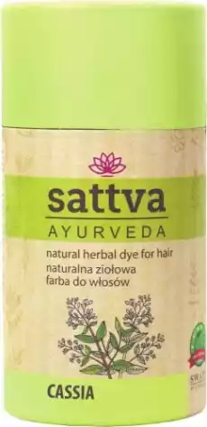 HENNA BEZBARWNA CASSIA 150 g SATTVA Zdrowie i uroda Kosmetyki i akcesoria