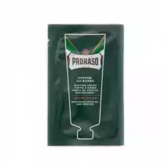 Proraso TESTER mydło do golenia w kremie linia ZIELONA Zdrowie i uroda Kosmetyki i akcesoria Kosmetyki dla mężczyzn Męskie kosmetyki i akcesoria do golenia