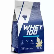 TREC WHEY 100 ODŻYWKA BIAŁKOWA WPC 900G Zdrowie i uroda Zdrowie Witaminy minerały suplementy diety