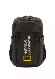 Plecak dwukomorowy National Geographic BOX CANYON 21080 khaki Odzież obuwie dodatki Galanteria i dodatki Plecaki