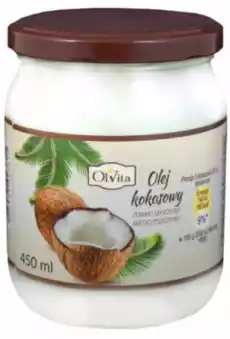 Olvita Olej Kokosowy Zimnotłoczony 450 Ml Artykuły Spożywcze Oleje i oliwy