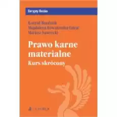 Prawo karne materialne Kurs skrócony Skrypty Becka Książki Podręczniki i lektury