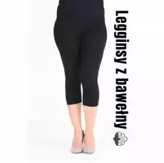 Krótkie letnie legginsy damskie plus size długość 34 Odzież obuwie dodatki Odzież damska Spodnie damskie