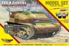 Model do sklejania TKSB Polska Tankietka z NKM 20 mm wz 38 Sport i rekreacja Modelarstwo