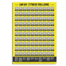 Plakat Zdrapka 100 dniowe Wyzwanie Fitness Prezenty Pozostałe