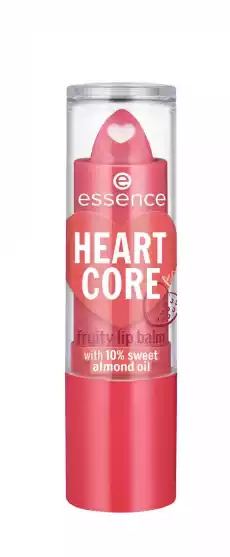 Essence HEART CORE balsam owocowy do ust 02 SWEET STRAWBERRY 3g Zdrowie i uroda Kosmetyki i akcesoria Pielęgnacja twarzy Pielęgnacja ust