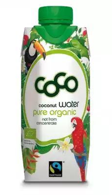 WODA KOKOSOWA FAIR TRADE BIO 330 ml COCO DR MARTINS Artykuły Spożywcze Napoje