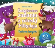 Świąteczne zadania z wioski Mikołaja Mikołajowe zagadki Książki Kartki okolicznościowe