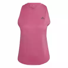 Tank top damski adidas RUN ICONS RUNNING różowy HK9138 Odzież obuwie dodatki Koszulki