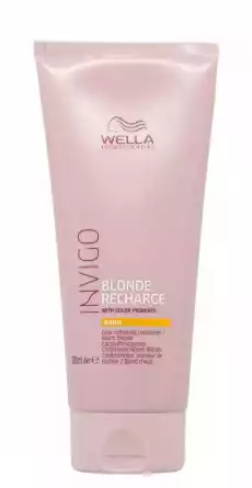 Wella Invigo Recharge odżywka chroniąca kolor ciepły blond 200ml Zdrowie i uroda Kosmetyki i akcesoria Pielęgnacja i stylizacja włosów Odżywki do włosów