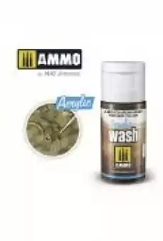 Ammo Acrylic Wash Brown Wash for Dark Yellow Sport i rekreacja Modelarstwo