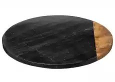 Deska obrotowa 30 cm Black Marble Dom i ogród Wyposażenie kuchni Akcesoria kuchenne Deski kuchenne