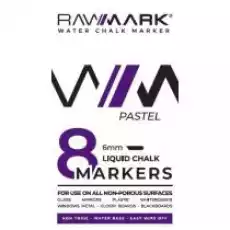 Rawmark Markery kredowe pastelowe 8 kolorów Dla dziecka Artykuły szkolne Kredki farby flamastry markery