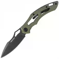 Nóż składany FoxEdge Sparrow OD Green G10 Stone Washed PVD FE033 Broń i militaria Noże i przybory Noże