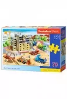 Puzzle 70 el Big Construction Site Dla dziecka Zabawki Puzzle