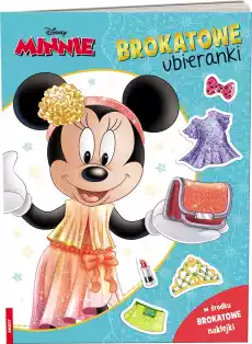 Minnie Brokatowe ubieranki SDLB9103 Książki Dla dzieci