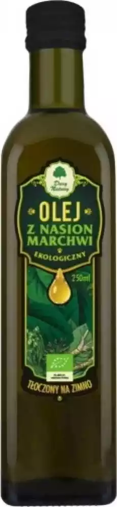 OLEJ Z NASION MARCHWI BIO 250 ml DARY NATURY Artykuły Spożywcze Oleje i oliwy